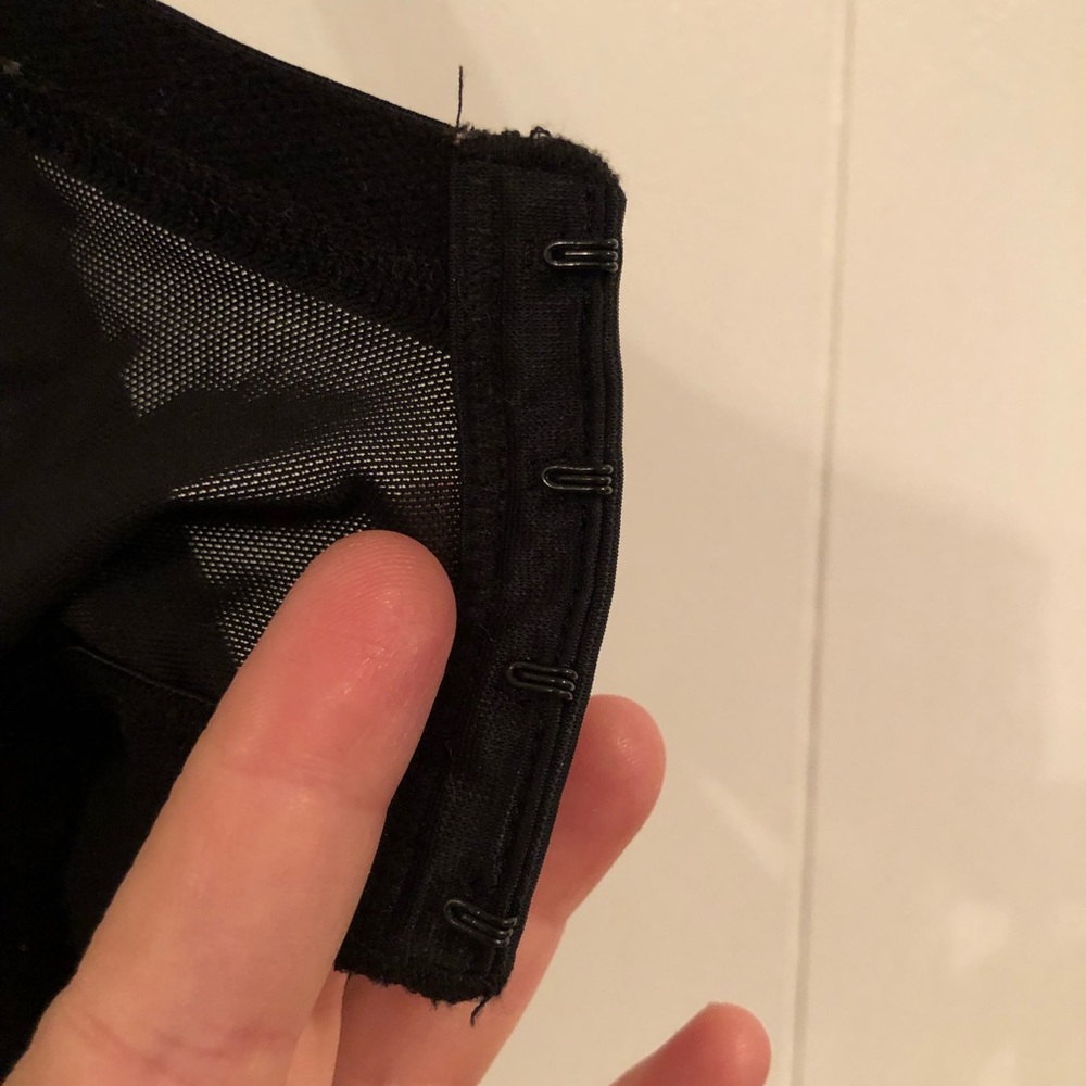 Cacique Solid Black Full Cup Coverage Bra 42ddd - image 5